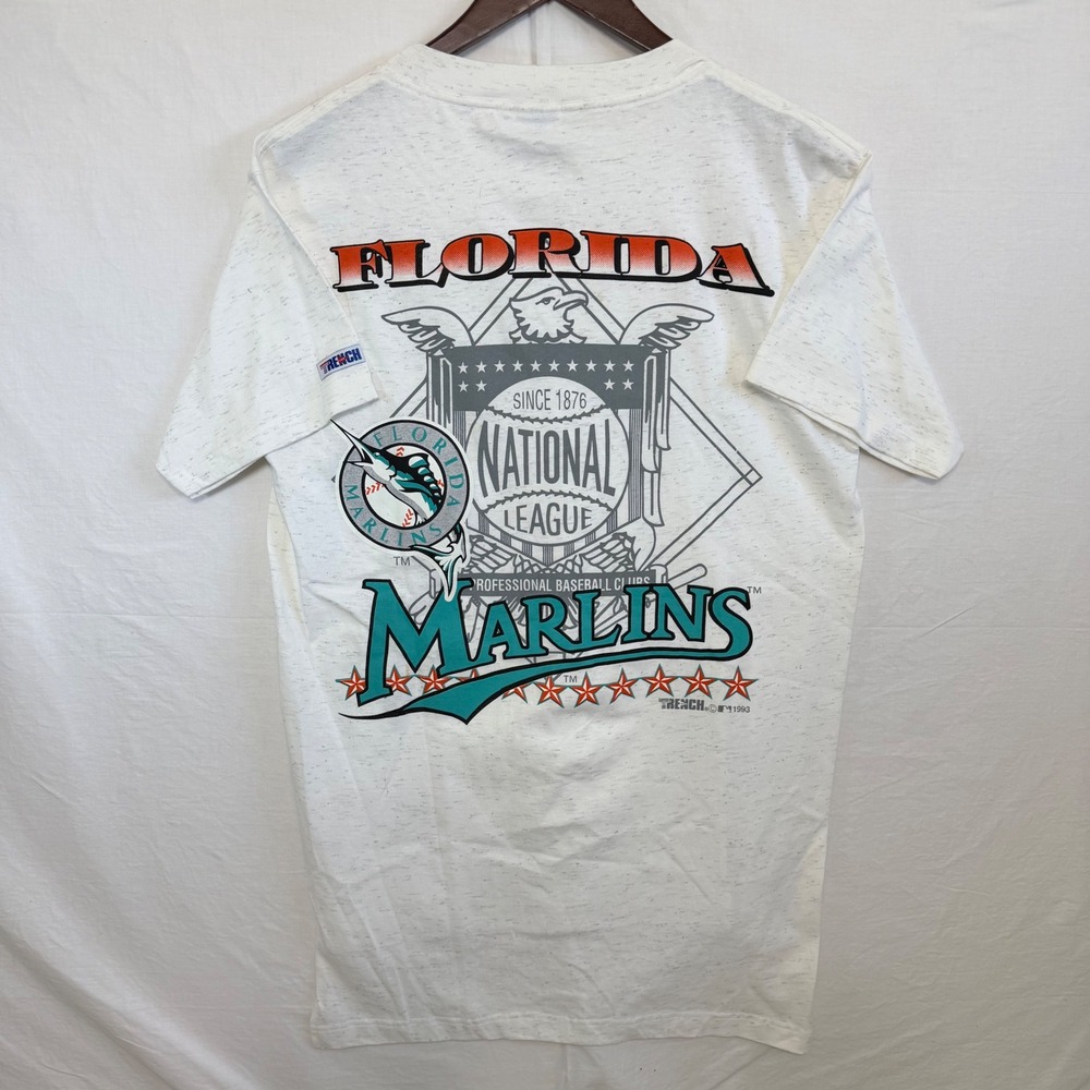Vintage NWT 1993 Florida Marlins Shirt Trench Ultra Made USA L MLB‎